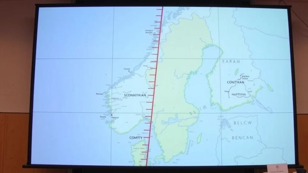 Hur långt är Sverige från norr till söder