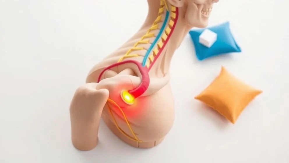 Nerv i kläm i axeln symtom och vad du kan göra