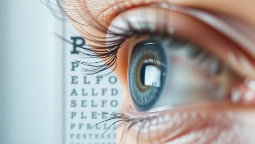 Vad är skuggan i mitt öga